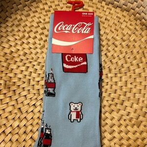 New Coca Cola bear socks one size